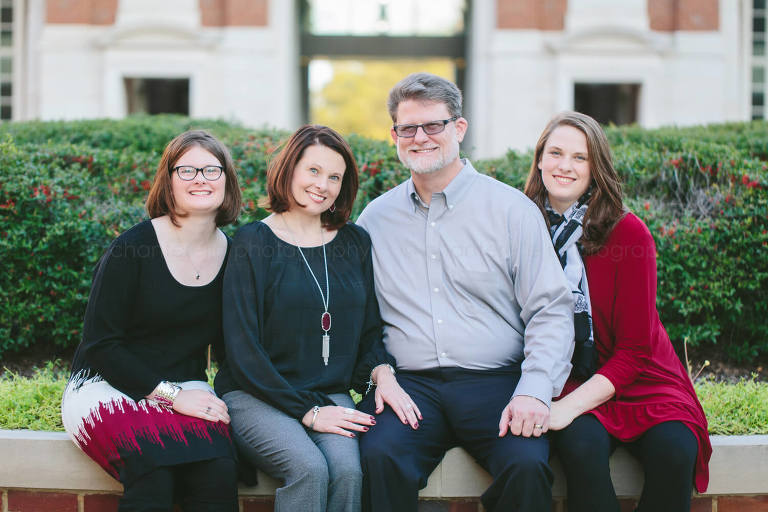 family portrait in tuscaloosa alabama