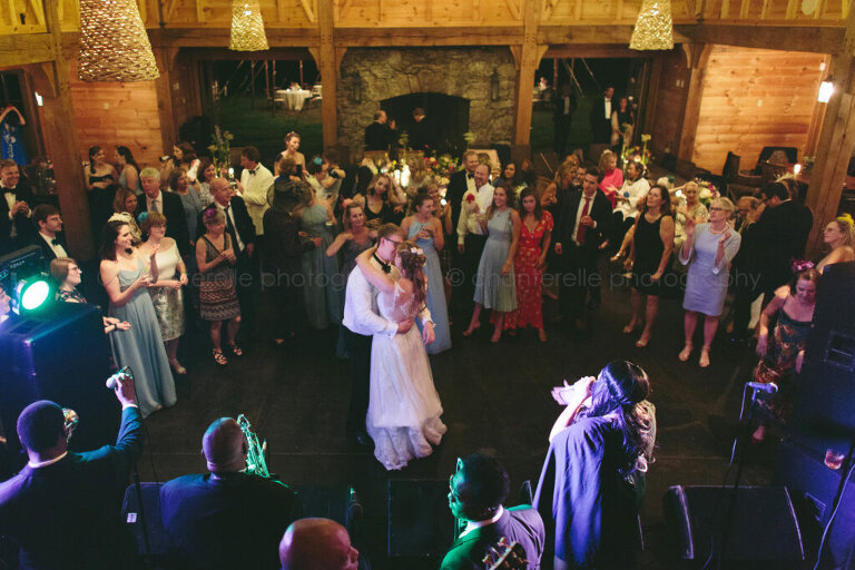 first dance at canyon kitchen wedding reception