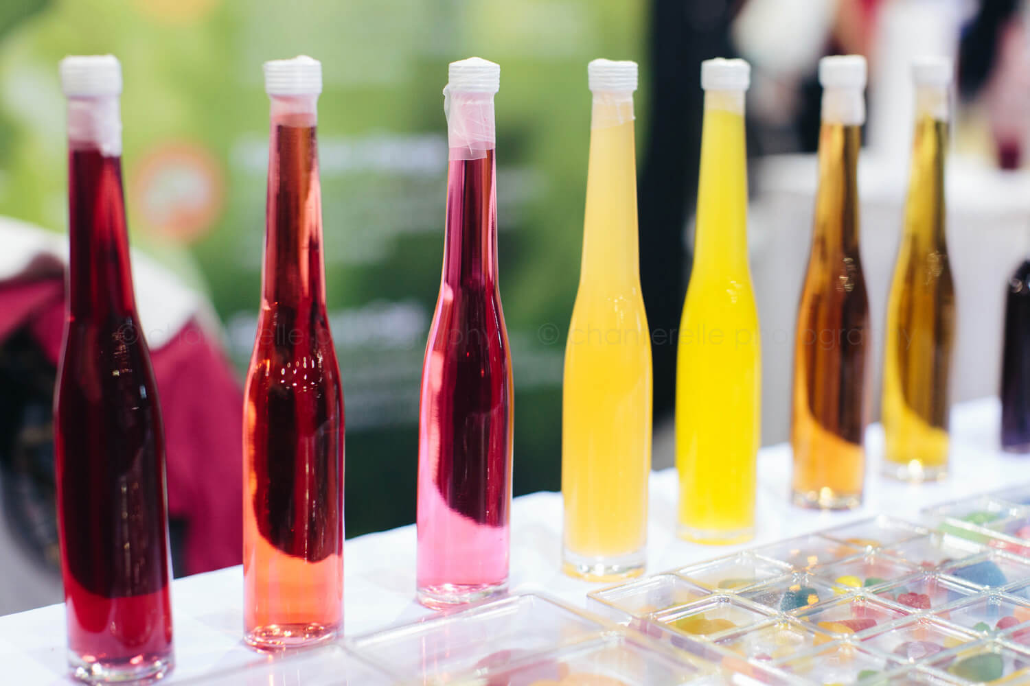 colored flavor syrups at rca expo