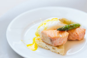 salmon dish at ifec conference