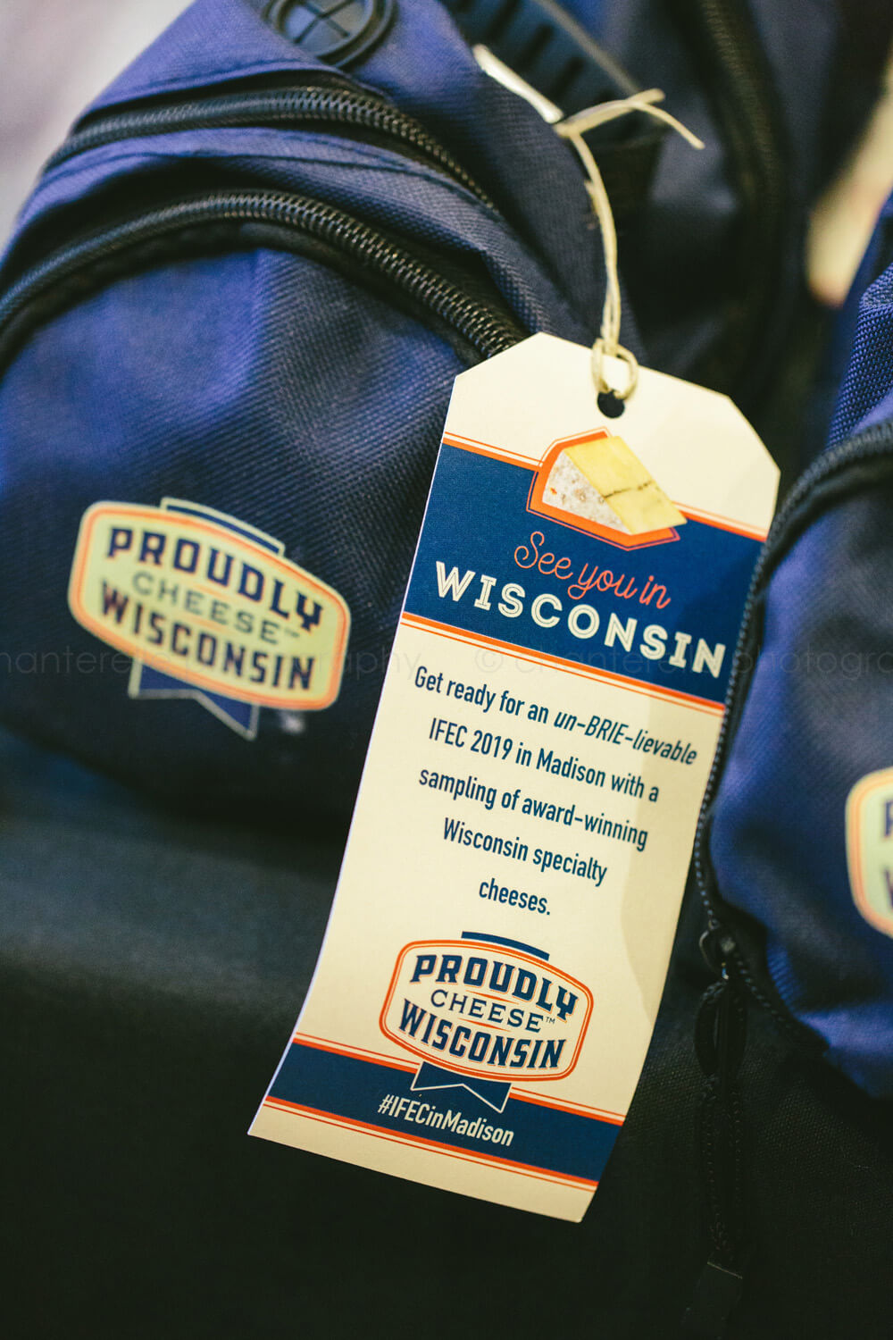 wisconsin cheese swag for ifec attendees