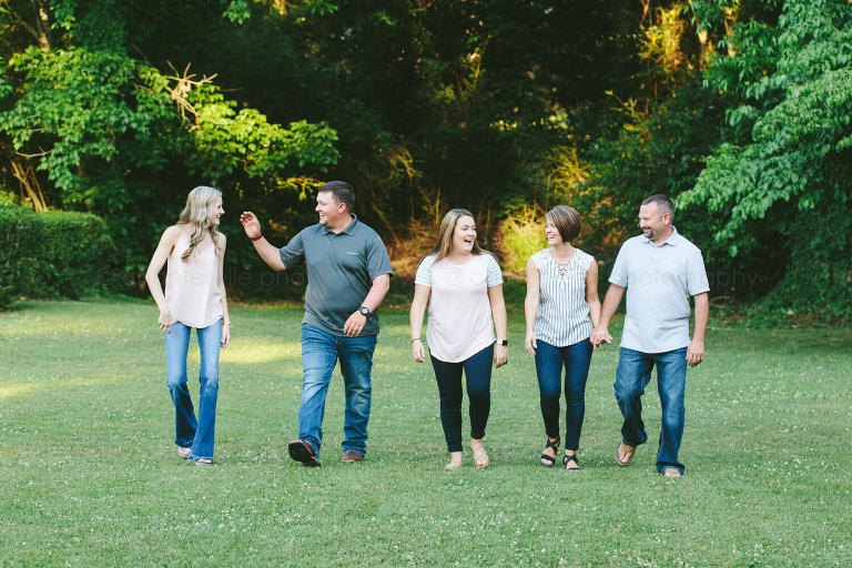 casual family picture in montgomery al