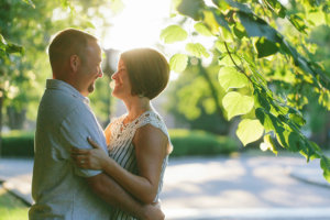 backlit couple portrait in alabama