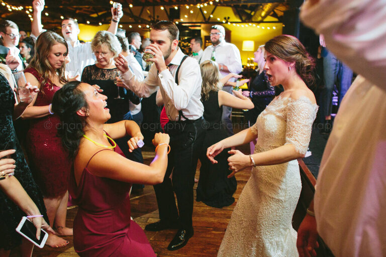 bride and groom dancing at atlanta wedding reception
