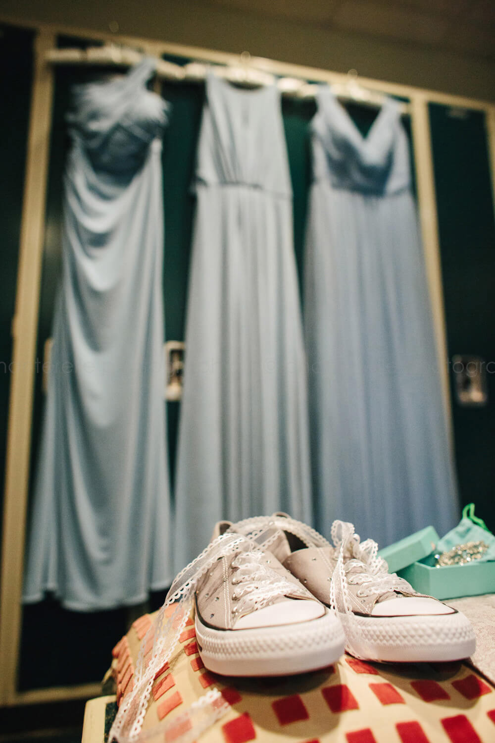 bridesmaids dresses and converse shoes