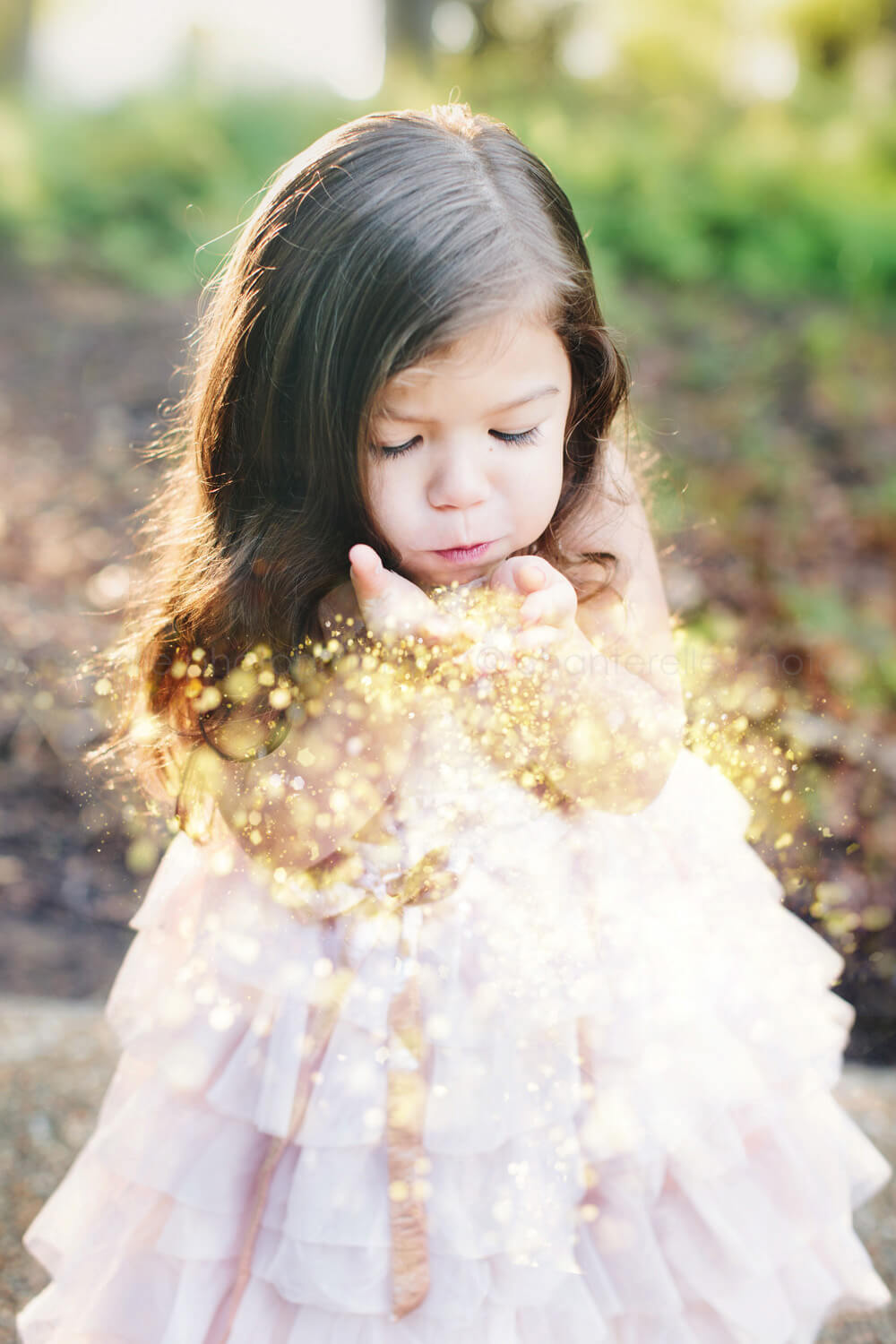 toddler girl glitter photo