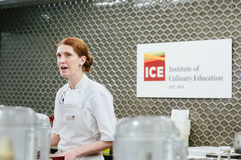 melissa funk weller teaching at institute of culinary education