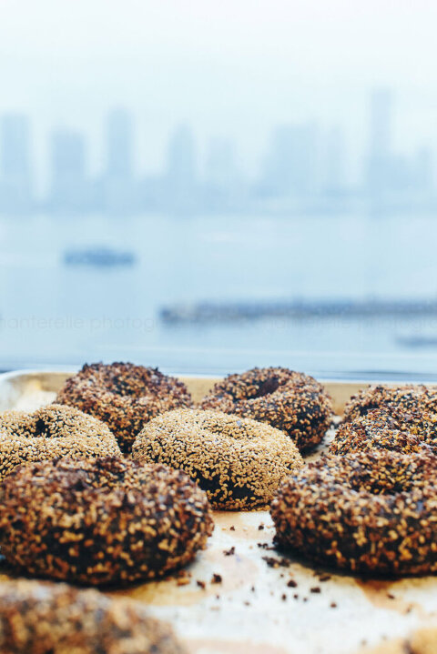 freshly baked bagels at iacp conference field trip