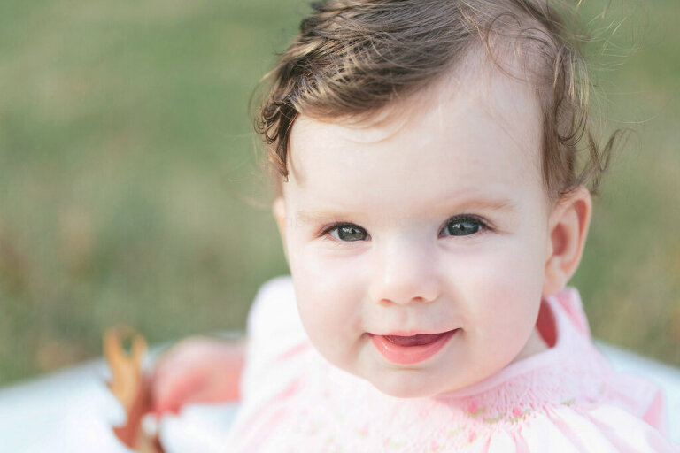 baby close up portrait at blount park