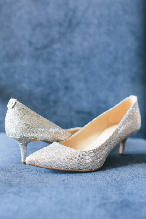 glittery michael kors wedding shoes